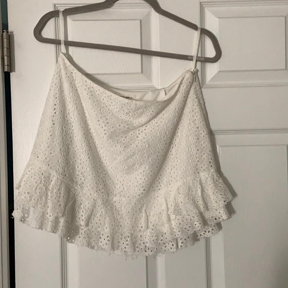 Cotton Candy LA white lace skirt